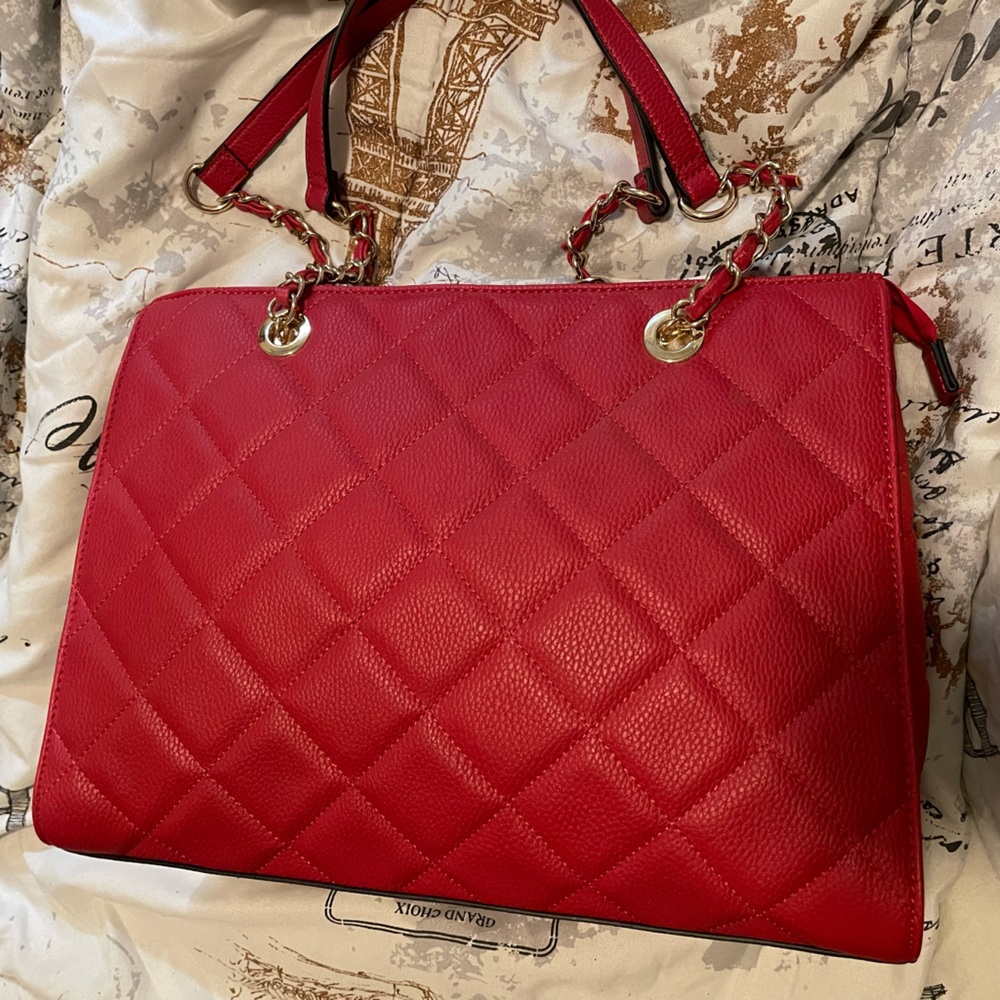Red Aldo’s Quilted Bag